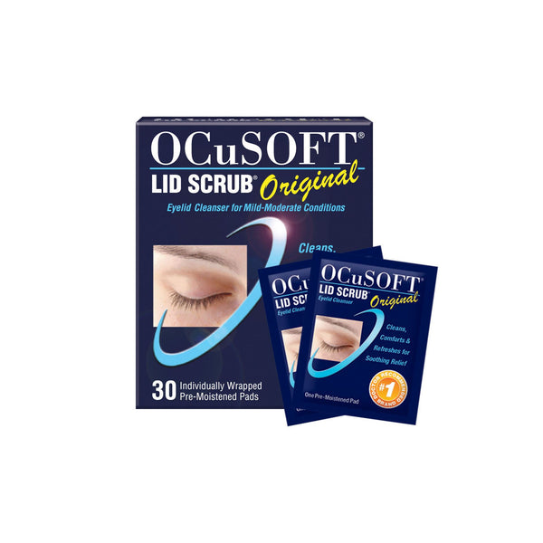 OCuSOFT Lid Scrub Original Pre-Moistened Pads (30 Count)